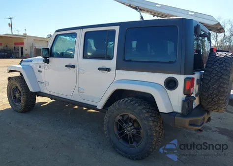 2016 Jeep Wrangler Unlimited 75Th Anniversary из США, поврежденный, VIN 1C4HJWEG0GL253045